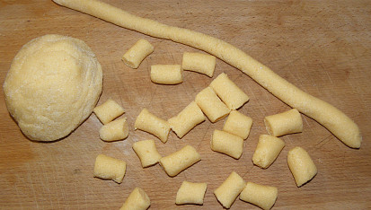 Polévka z králíka s krupicovými noky, Krupicové noky do polévky