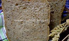 Pšenično-žitný chléb s lněným semínkem