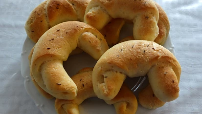 Sádlové rohlíky bez lepku, mléka a vajec