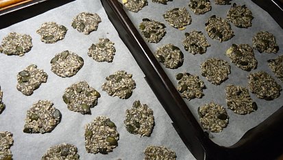 Slané chia bezmoučné sušenky