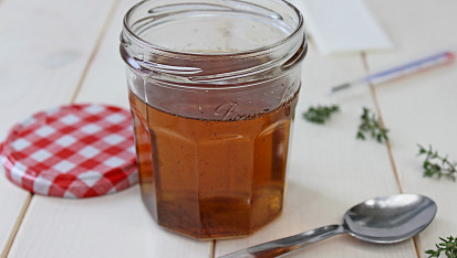 Tymiánový sirup proti kašli