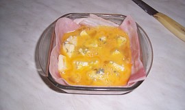 Zapečená Niva se šunkou, sýrem  a vejci