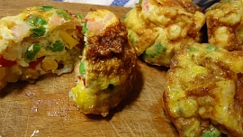Zeleninové muffiny bez mouky