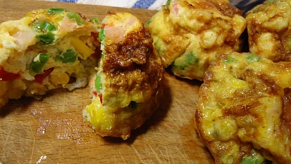 Zeleninové muffiny bez mouky