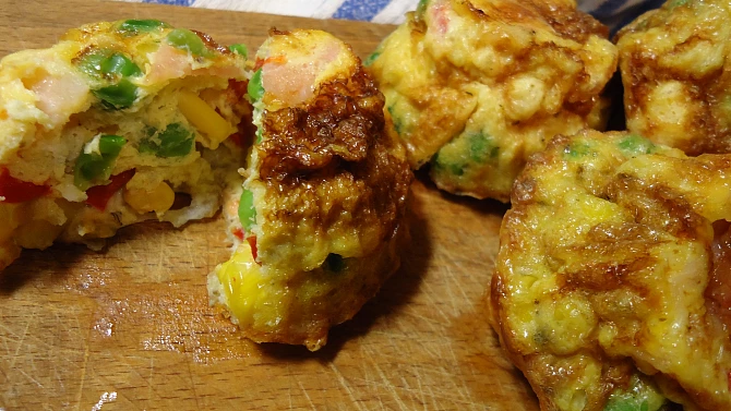 Zeleninové muffiny bez mouky