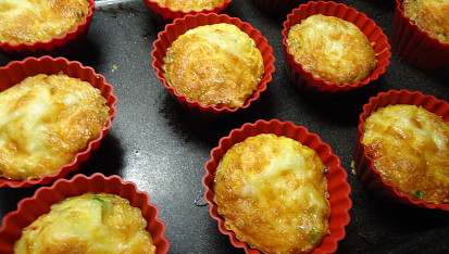 Zeleninové muffiny bez mouky