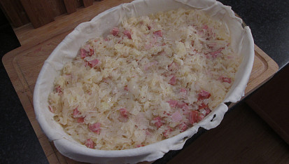 Zelný koláč