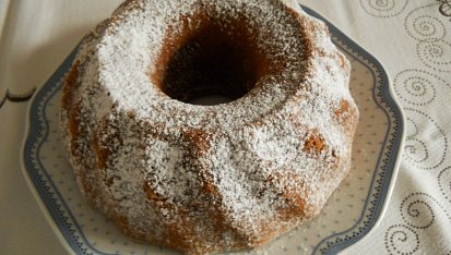 Bábovka s brusinkami, s brusinkami a pomazánkovým máslem