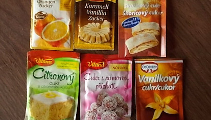 Bleskové  placičky pečené na CRISP, Taky můžete experimentovat s vanilkovým cukrem