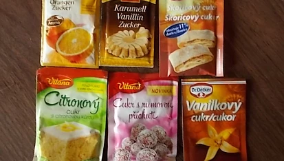 Bleskové  placičky pečené na CRISP, Taky můžete experimentovat s vanilkovým cukrem