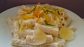 Citronové penne s parmazánem