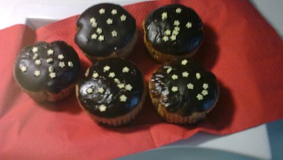 Čokoládové muffiny..., Čokoládové muffiny