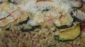 Cuketové risotto zapečené pod grilem