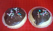 Cupcakes s čokoládovou polevou (Cupcakes s čokoládovou polevou)