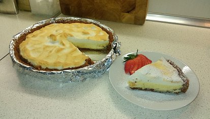 Key lime pie, návrh servírování