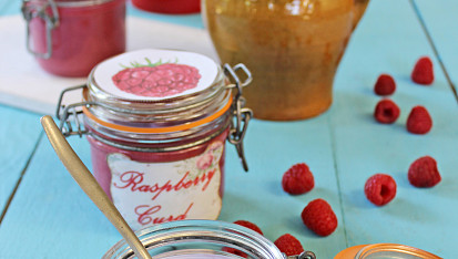 Malinový krém (raspberry curd) z mikrovlnky