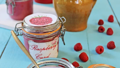 Malinový krém (raspberry curd) z mikrovlnky