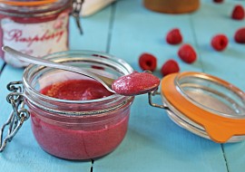 Malinový krém (Raspberry Curd) z mikrovlnky