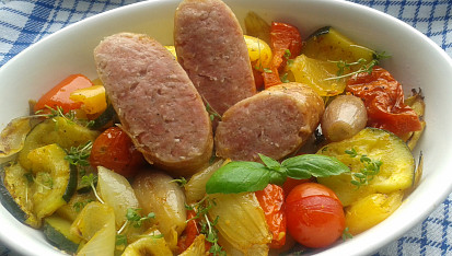 Pečené Taliány s grilovanou zeleninou