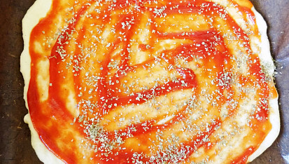 Pizza těsto z pizzerie