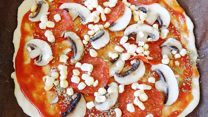 Pizza těsto z pizzerie