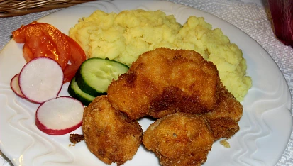 Plněný květák