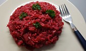 Risotto s červenou řepou