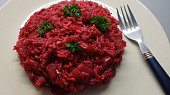 Risotto s červenou řepou