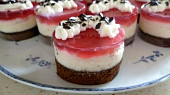 Semifreda - minidortíky - recept fotopostup