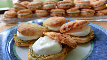 Slané rajčatové koláčky - Almira koulourakia ntomatas