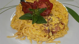 Špagety smetanové  (Carbonara)