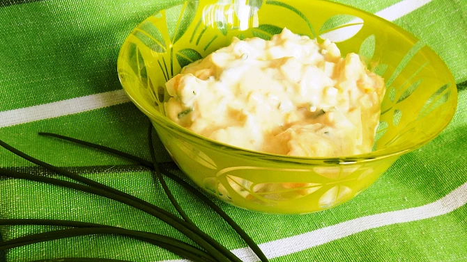 Vajíčková pomazánka podle dcery