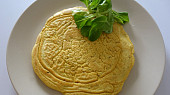 Veganská omeleta z cizrnové mouky