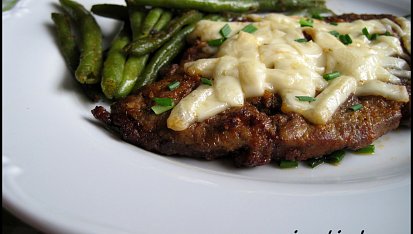 Vepřový steak se sýrem