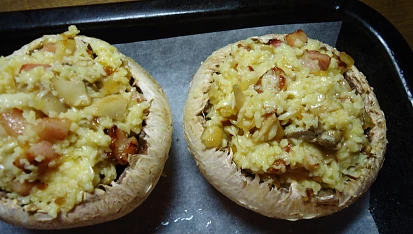 Zapečené portobello