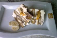 Banánovo - broskvové tiramisu