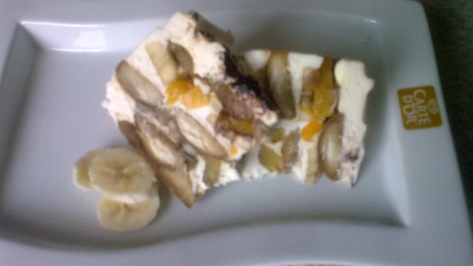 Banánovo-broskvové tiramisu, Banánovo - broskvové tiramisu