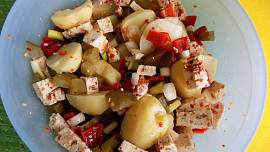 Bramborový salát s tofu