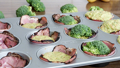 Brokolicové muffiny