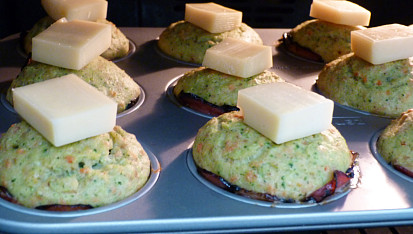 Brokolicové muffiny