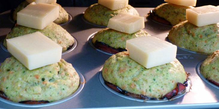 Brokolicové muffiny