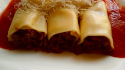 Cannelloni plněné mletým hovězím