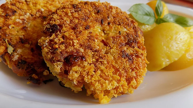 Celerové karbanátky s tofu