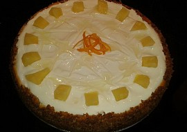 Cheesecake (Můj - prozatím - poslední... Pomerančový s ananasem :))