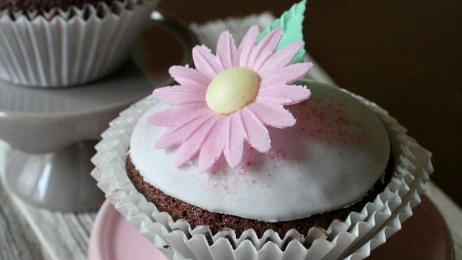 Čokoládové cupcakes s rumem
