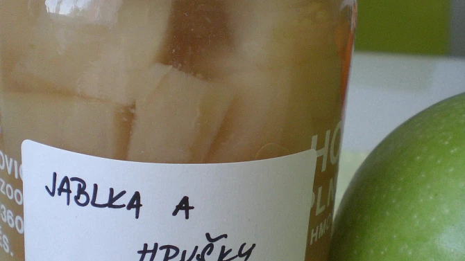 Jablečno-hruškový kompot