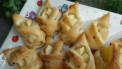 Jablíčka v parádním županu - možno péct i CRISP