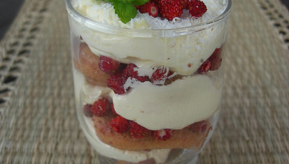 Jahodové tiramisu