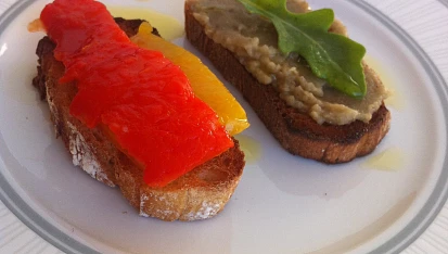 Kaviár z lilku, kaviár z lilku a pečená paprika