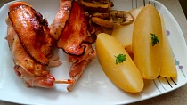 Králík na anglické slanině